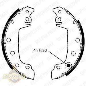 Delphi Колодки тормозные барабанные DELPHI LS1142 - Картинка 1