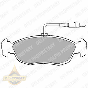 Delphi Колодки тормозные дисковые DELPHI LP793 - Картинка 1