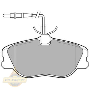 Delphi Колодки дискові гальмові DELPHI LP0909 - Заображення 1
