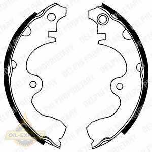 Delphi Колодки тормозные барабанные DELPHI LS1638 - Картинка 1