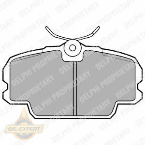 Delphi Колодки тормозные дисковые DELPHI LP455 - Картинка 1