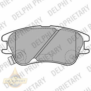 Delphi Колодки дискові гальмові DELPHI LP2062 - Заображення 1