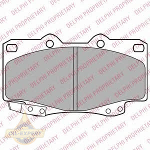Delphi Колодки дискові гальмові DELPHI LP2242 - Заображення 1