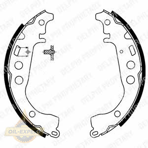 Delphi Колодки тормозные барабанные DELPHI LS1854 - Картинка 1