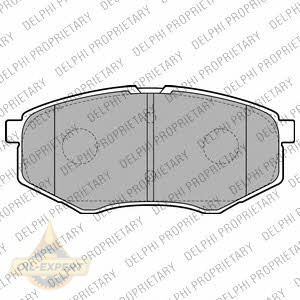 Delphi Колодки тормозные дисковые DELPHI LP2227 - Картинка 1