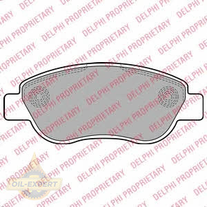 Delphi Колодки тормозные дисковые DELPHI LP2075 - Картинка 1
