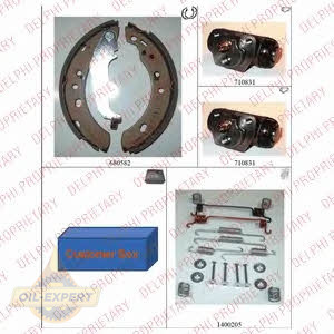 Delphi Колодки тормозные барабанные, комплект DELPHI KP914 - Картинка 1