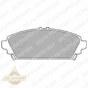Delphi Колодки тормозные дисковые DELPHI LP1526 - Картинка 1