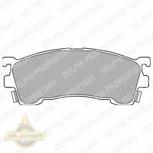 Delphi Колодки тормозные дисковые DELPHI LP1518 - Картинка 1