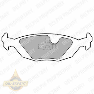 Delphi Колодки дискові гальмові DELPHI LP573 - Заображення 1