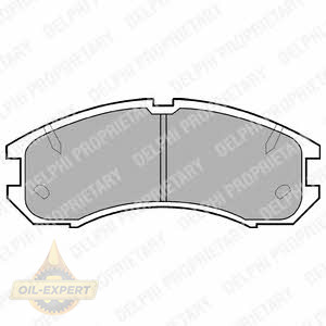 Delphi Колодки тормозные дисковые DELPHI LP595 - Картинка 1