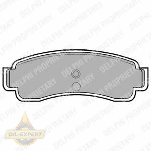 Delphi Колодки тормозные дисковые DELPHI LP806 - Картинка 1