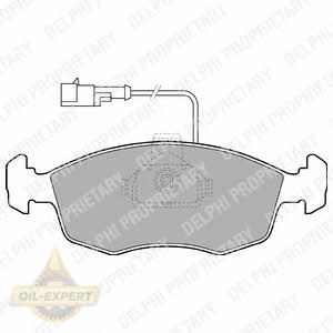 Delphi Колодки тормозные дисковые DELPHI LP1416 - Картинка 1