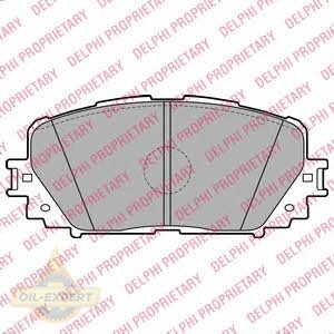 Delphi Колодки тормозные дисковые DELPHI LP2123 - Картинка 1
