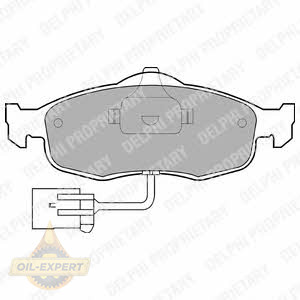 Delphi Колодки тормозные дисковые DELPHI LP781 - Картинка 1