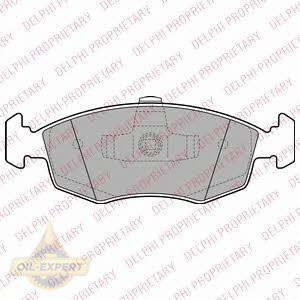 Delphi Колодки тормозные дисковые DELPHI LP2274 - Картинка 1