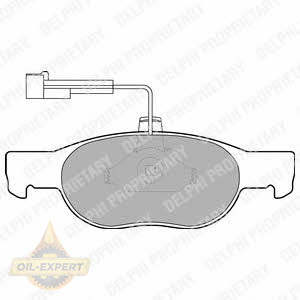 Delphi Колодки тормозные дисковые DELPHI LP1397 - Картинка 1