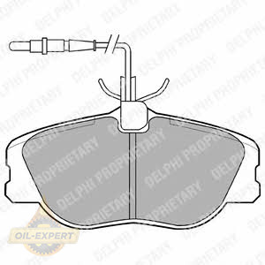 Delphi Колодки тормозные дисковые DELPHI LP909 - Картинка 1