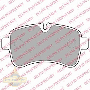 Delphi Колодки тормозные дисковые DELPHI LP2040 - Картинка 1