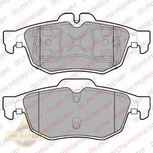 Delphi Колодки тормозные дисковые DELPHI LP2259 - Картинка 1