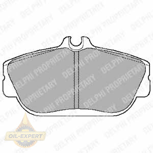 Delphi Колодки тормозные дисковые DELPHI LP887 - Картинка 1