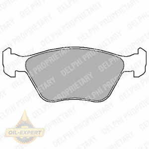 Delphi Колодки дискові гальмові DELPHI LP1602 - Заображення 1