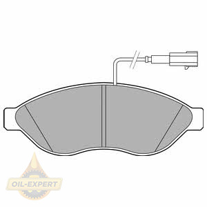 Delphi Колодки тормозные дисковые DELPHI LP2498 - Картинка 1