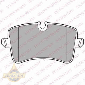 Delphi Колодки тормозные дисковые DELPHI LP2446 - Картинка 1