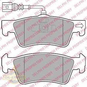 Delphi Колодки тормозные дисковые DELPHI LP2087 - Картинка 1