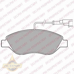 Delphi Колодки дискові гальмові DELPHI LP2299 - Заображення 1