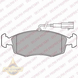Delphi Колодки дискові гальмові DELPHI LP2288 - Заображення 1