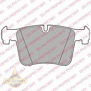 Delphi Колодки тормозные дисковые DELPHI LP2234 - Картинка 1