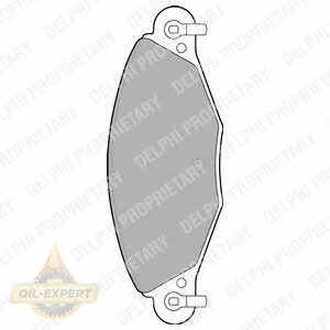 Delphi Колодки тормозные дисковые DELPHI LP1655 - Картинка 1