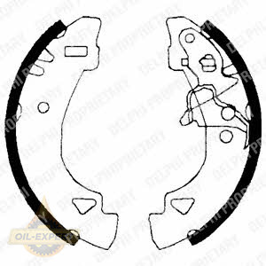 Delphi Колодки тормозные барабанные DELPHI LS1860 - Картинка 1