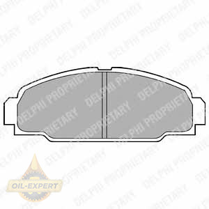 Delphi Колодки тормозные дисковые DELPHI LP607 - Картинка 1