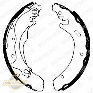 Delphi Колодки тормозные барабанные DELPHI LS1684 - Картинка 1