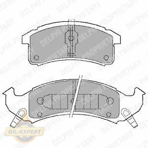 Delphi Колодки дискові гальмівні DELPHI LP897 - Заображення 1