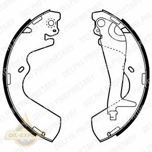 Delphi Колодки тормозные барабанные DELPHI LS1934 - Картинка 1