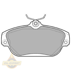 Delphi Колодки дискові гальмівні DELPHI LP0919 - Заображення 1