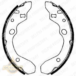 Delphi Колодки тормозные барабанные DELPHI LS1679 - Картинка 1