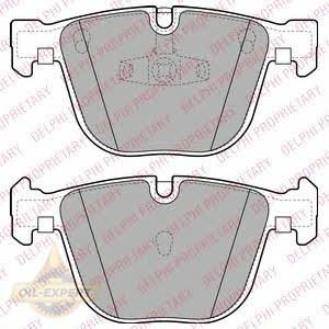 Delphi Колодки тормозные дисковые DELPHI LP2141 - Картинка 1