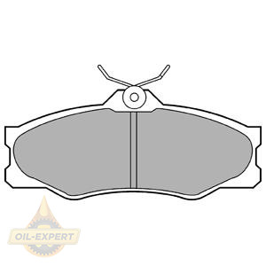 Delphi Колодки дискові гальмівні DELPHI LP0548 - Заображення 1