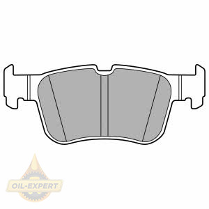 Delphi Колодки тормозные дисковые DELPHI LP3151 - Картинка 1