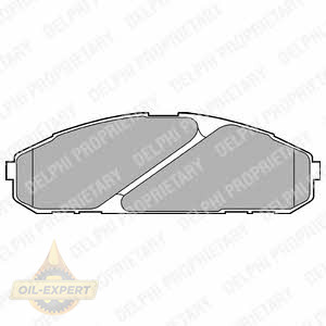 Delphi Колодки тормозные дисковые DELPHI LP1075 - Картинка 1