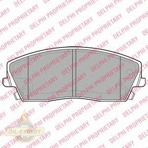 Delphi Колодки тормозные дисковые DELPHI LP2034 - Картинка 1