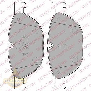 Delphi Колодки дискові гальмівні DELPHI LP2189 - Заображення 1