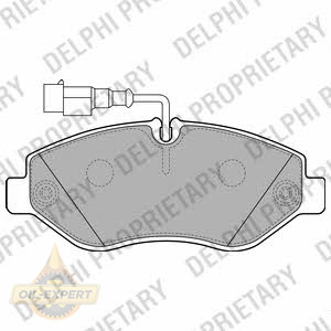 Delphi Колодки дискові гальмівні DELPHI LP2043 - Заображення 1