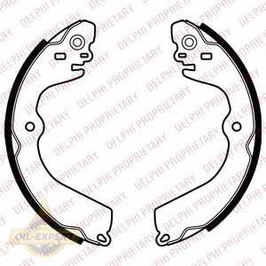 Delphi Колодки гальмівні барабанні DELPHI LS2049 - Заображення 1