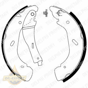 Delphi Колодки тормозные барабанные DELPHI LS1914 - Картинка 1