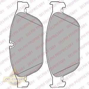 Delphi Колодки тормозные дисковые DELPHI LP2292 - Картинка 1